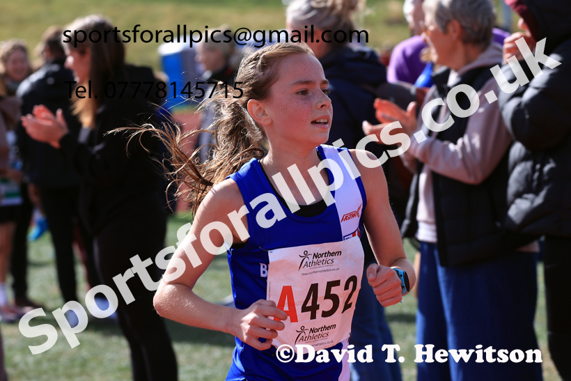 Girls Under-14s, 2026 Northern Mens 6 and Womens 4 Stage and Youngsters Relays, Silksworth, Sunderland. Photo: David T. Hewitson/Sports for All Pics
